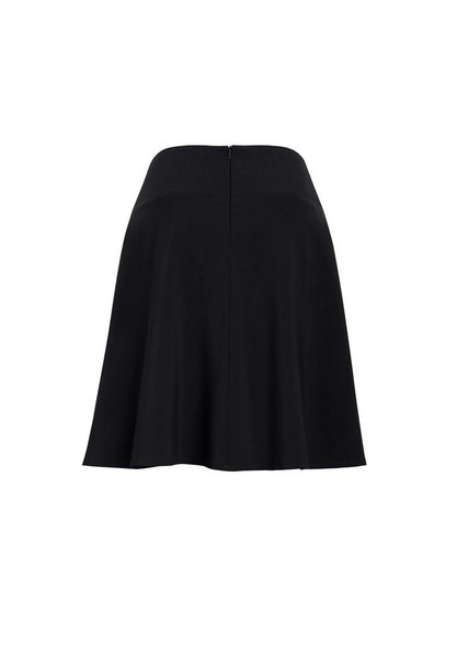 Back view of Womens Siena Bandless Flared Skirt      sold by Kings Workwear www.kingsworkwear.com.au