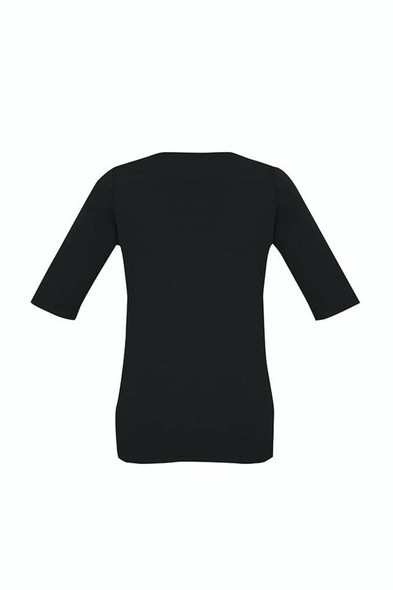Back view of Womens Camille Short Sleeve T-Top      sold by Kings Workwear www.kingsworkwear.com.au