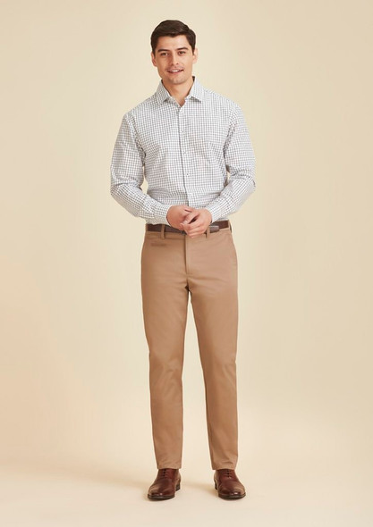 Front View of Mens Traveller Modern Stretch Chino Pant      sold by Kings Workwear www.kingsworkwear.com.au