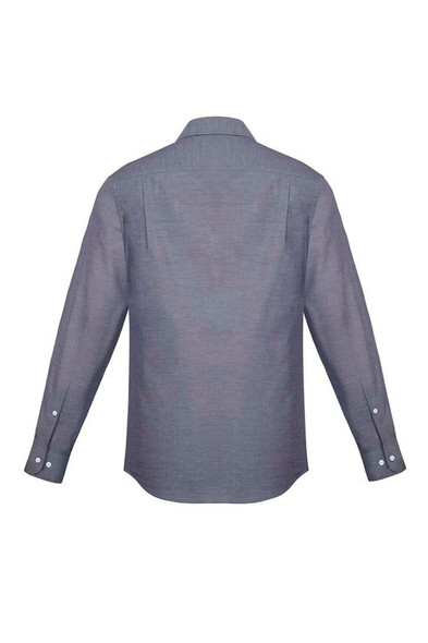 Back view of Mens Charlie Classic Fit Long Sleeve Shirt      sold by Kings Workwear www.kingsworkwear.com.au