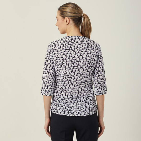 NNT Petal Print 3/4 Sleeve Top WOMENS  -CATUFN