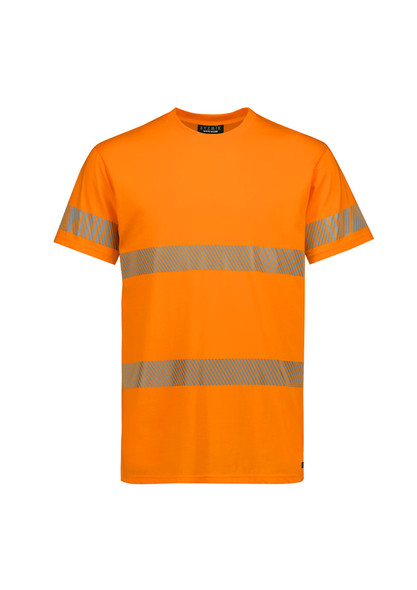 ZH510 - Mens Hi Vis Segmented Tape Cotton Tee Shirt - Syzmik