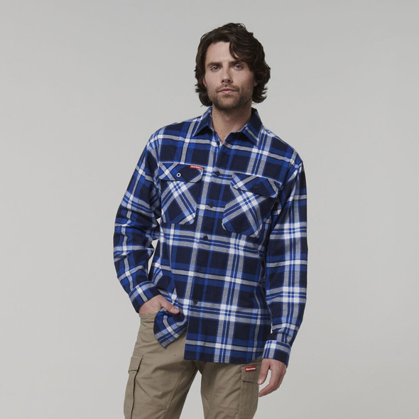 Core Long Sleeve Check Flannel Shirt Y07752