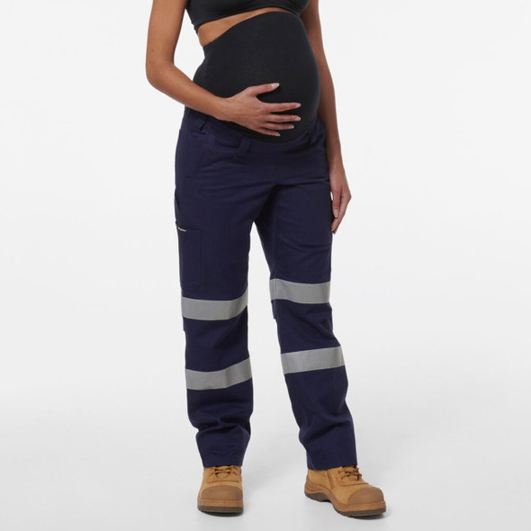 King Gee Womens Workcool Maternity Reflective Bio Motion Pant - K43007