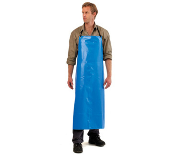 Blue PVC Apron - AF1B