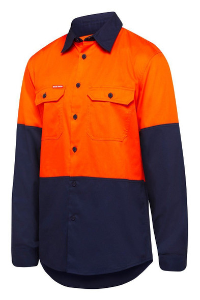 Hard Yakka Shirt Long Sleeve  2 Tone Vented - Y07950 - Hard Yakka sold by Kings Workwear www.kingworkwear.com.au