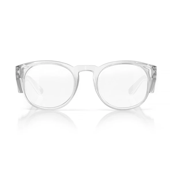 Safestyle - Fusions Clear Frame Clear Lens Safety Glasses - CRCC100