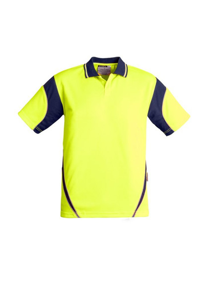 ZH248 - Mens Hi Vis Aztec Polo - Short Sleeve - Syzmik sold by Kings Workwear  www.kingsworkwear.com.au