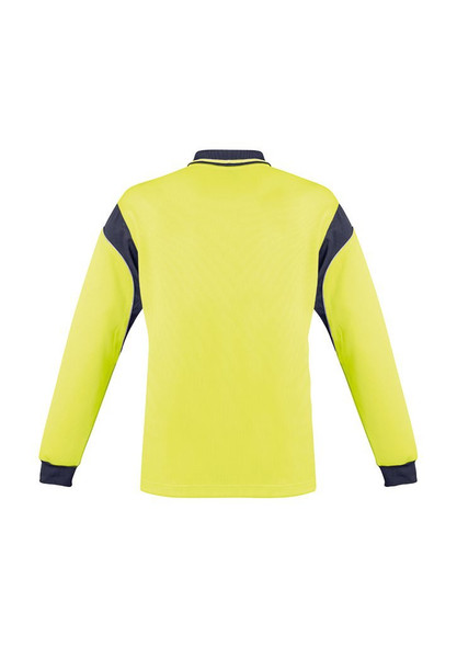 ZH249 - Mens Hi Vis Aztec Polo - Long Sleeve - Syzmik sold by Kings Workwear  www.kingsworkwear.com.au