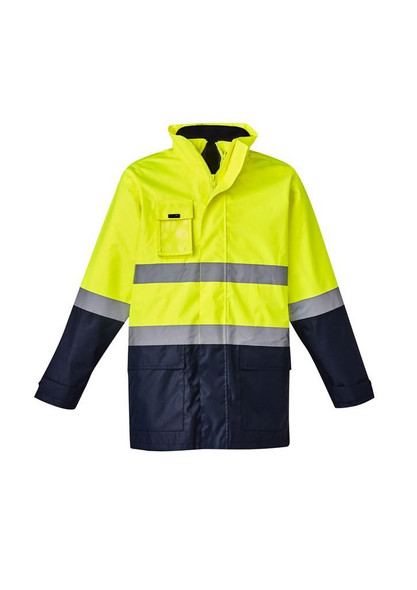 ZJ220 - Mens Hi Vis Basic 4 in 1 Waterproof Jacket - Syzmik sold by Kings Workwear  www.kingsworkwear.com.au