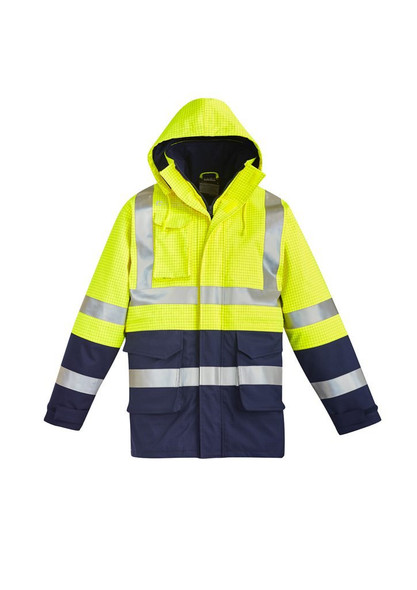 ZJ900 - Mens FR Arc Rated Anti Static Waterproof Jacket - Syzmik sold by Kings Workwear  www.kingsworkwear.com.au