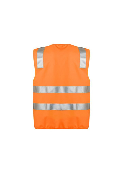 ZV998 - Unisex Hi Vis Full Zip Vest - Syzmik sold by Kings Workwear  www.kingsworkwear.com.au