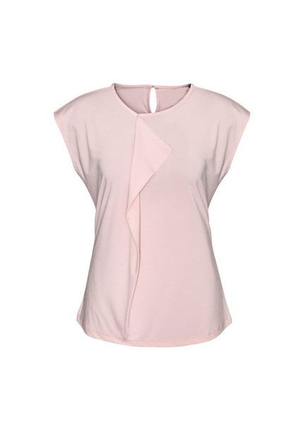 K624LS - Ladies Mia Pleat Knit Top  - Biz Collection sold by Kings Workwear  www.kingsworkwear.com.au