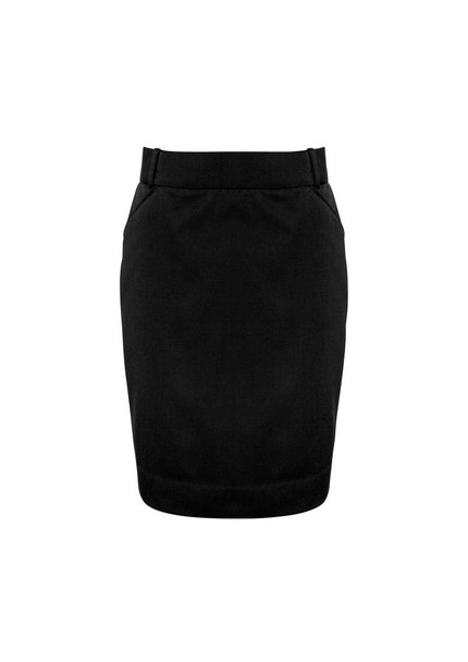 BS612S - Ladies Detroit Flexi-Band Skirt  - Biz Collection sold by Kings Workwear  www.kingsworkwear.com.au