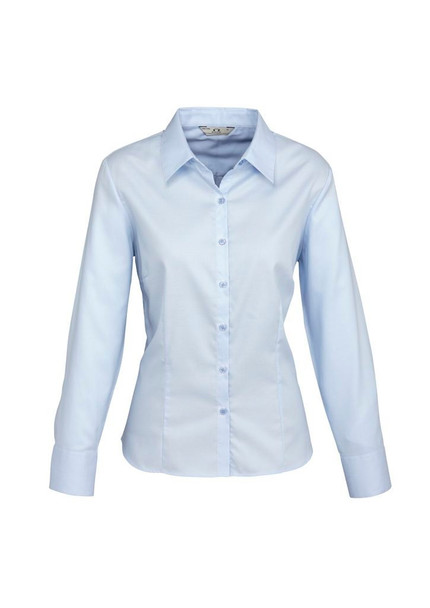 S118LL - Ladies Luxe Long Sleeve Shirt  - Biz Collection sold by Kings Workwear  www.kingsworkwear.com.au