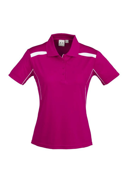 P244LS - Ladies United Short Sleeve Polo  - Biz Collection sold by Kings Workwear  www.kingsworkwear.com.au