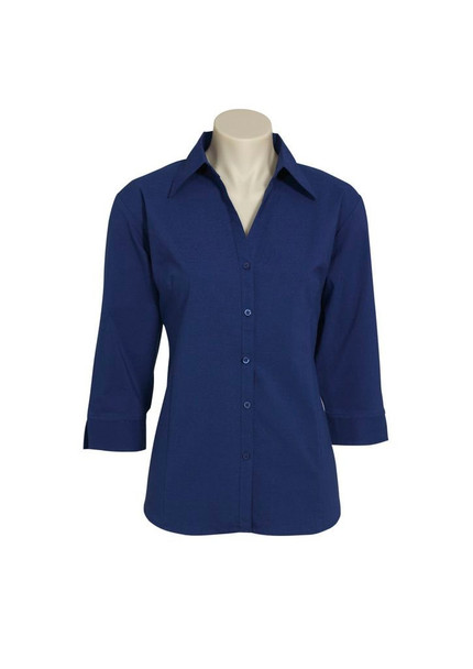 LB7300 - Ladies Metro 3/4 Sleeve Shirt  - Biz Collection sold by Kings Workwear  www.kingsworkwear.com.au