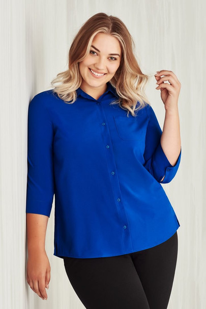 CS951LT - Womens Florence 3/4 Sleeve Shirt - Biz Care  sold by Kings Workwear  www.kingsworkwear.com.au