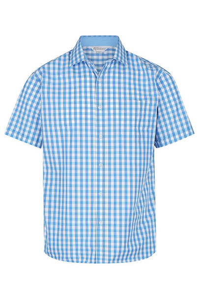 Front View of DEVONPORT MENS SHIRT SHORT SLEEVE - W1908S -  sold by Kings Workwear www.kingsworkwear.com.au