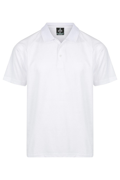 Front View of KEIRA MENS POLOS - W1306 -  sold by Kings Workwear www.kingsworkwear.com.au
