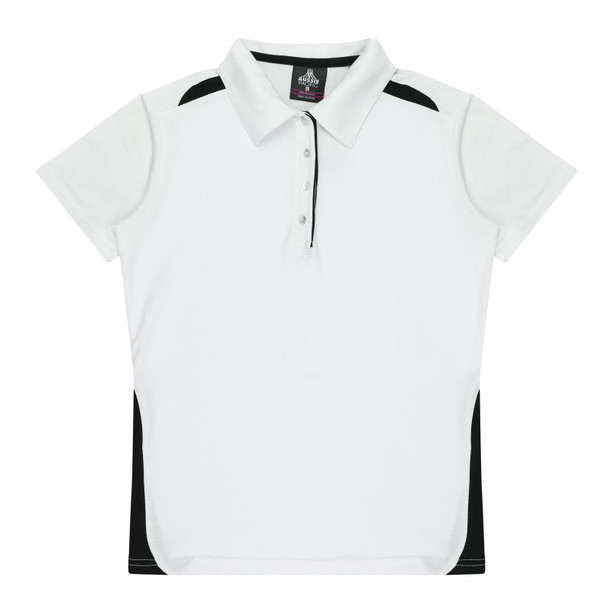 Front View of PATERSON LADY POLOS - W2305 -  sold by Kings Workwear www.kingsworkwear.com.au