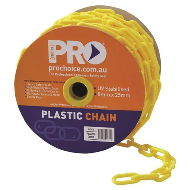 PRO CHOICE PCY825 8MM YELLOW CHAIN sold by Kings Workwear at www.kingsworkwear.com.au