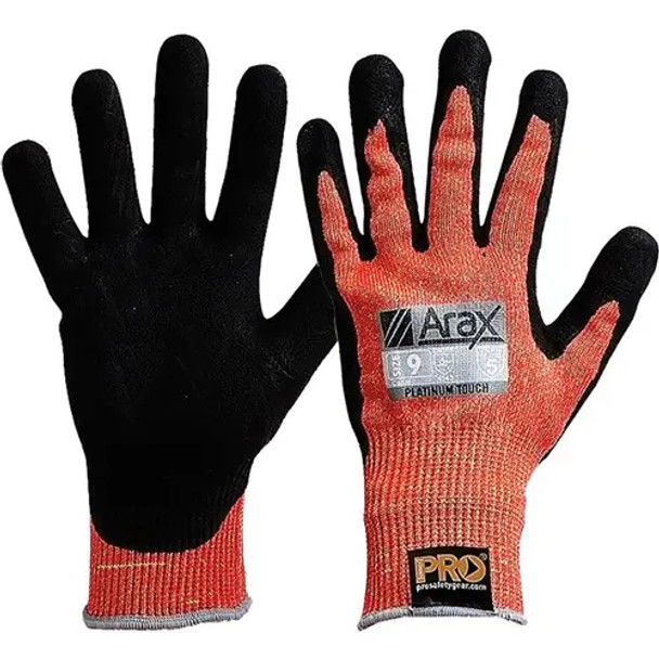 Pro Choice APNPUD Arax® Platinum PU/Nitrile Foam Dip On Red 13G Liner Glove sold by Kings Workwear at www.kingsworkwear.com.au