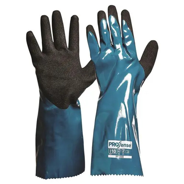 Pro Choice NPUPC Prochem 35cm Green/Black Nitrile PU Gloves sold by Kings Workwear at www.kingsworkwear.com.au