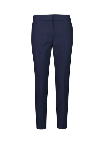 Front View of Siena 7/8 Mid-waist Slim Leg Pant      sold by Kings Workwear www.kingsworkwear.com.au