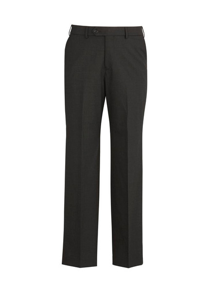 Front View of Mens Comfort Wool Stretch Flat Front Pant      sold by Kings Workwear www.kingsworkwear.com.au