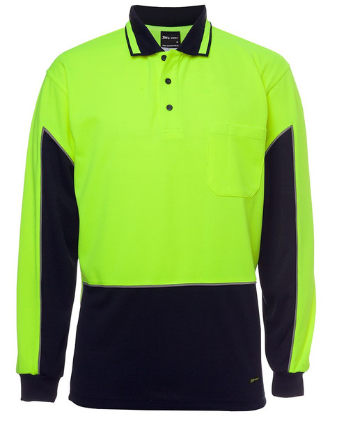 JB's Hi Vis L/S Gap Polo - 6HVGL