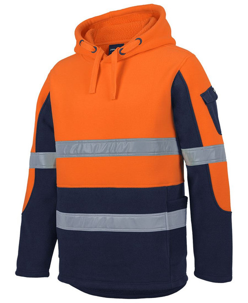 JB's wear - Hi Vis (D+N)450G PULL OVER SHEPHERD HOODIE - 6DLP