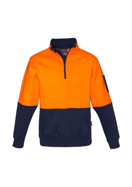 ZT476 - Unisex Hi Vis Half Zip Pullover - Syzmik sold by Kings Workwear  www.kingsworkwear.com.au