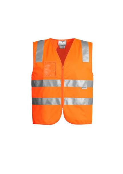 ZV998 - Unisex Hi Vis Full Zip Vest - Syzmik sold by Kings Workwear  www.kingsworkwear.com.au