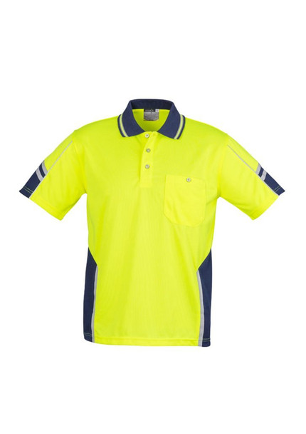 ZW505 - Mens Hi Vis Squad S/S Polo - Syzmik sold by Kings Workwear  www.kingsworkwear.com.au