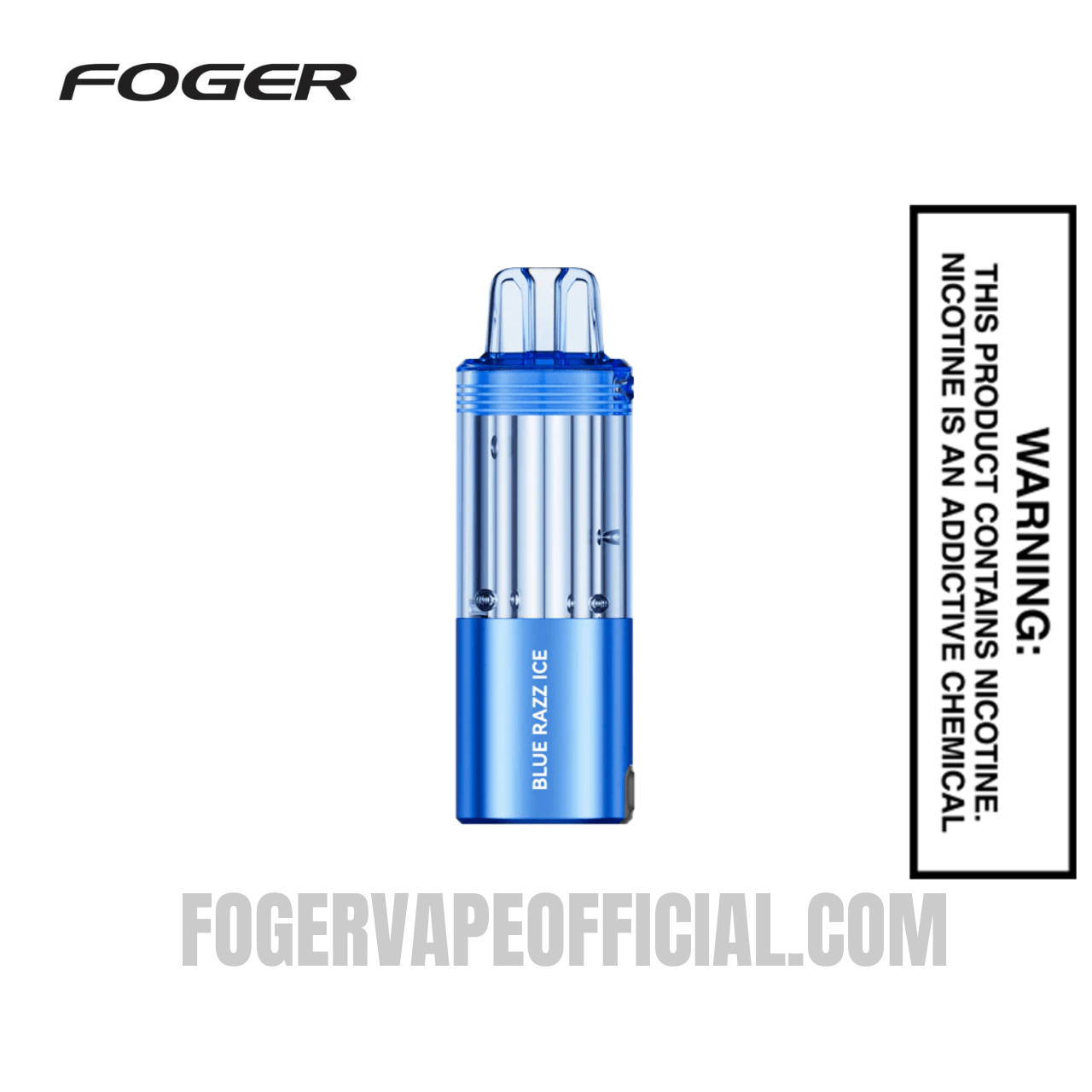 Blue Razz Ice Foger Switch Pro 30K Disposable Pod vape