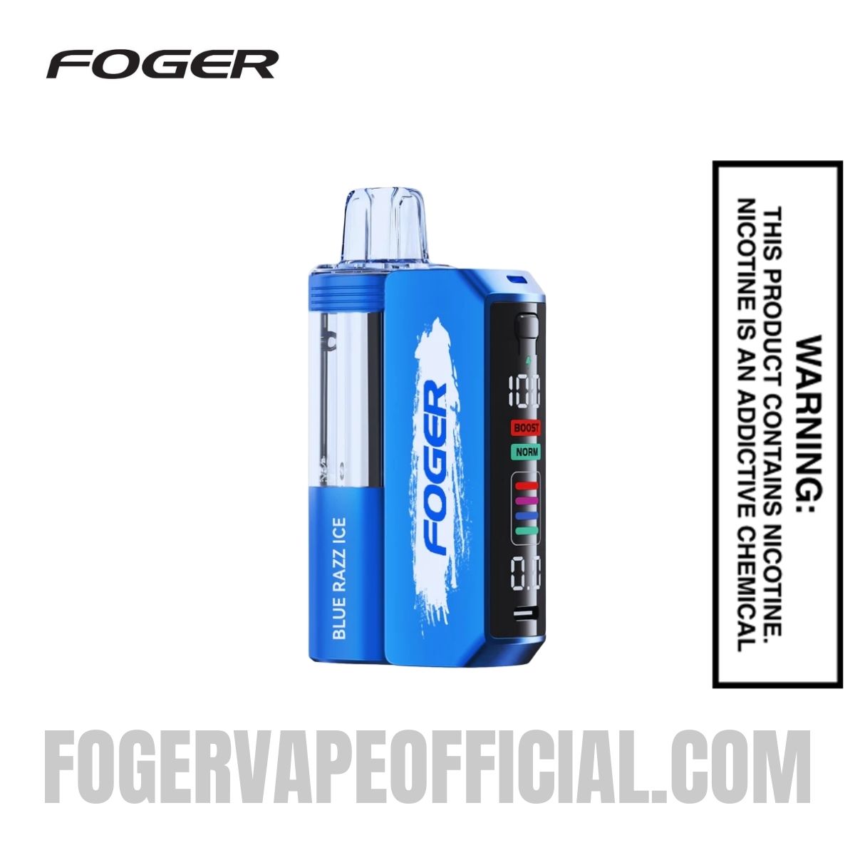 Blue Razz Ice Foger Switch Pro Vape Kit 30K Puffs vape