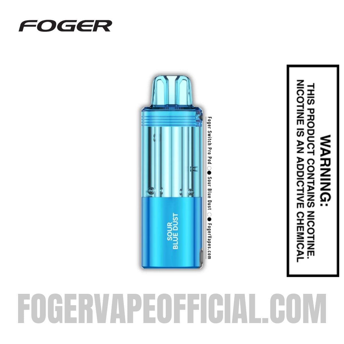 Sour Blue Dust Foger Switch Pro 30K replacement pod