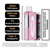 Juicy Peach Ice Foger Switch Pro Vape Kit 30K Puffs Specifications