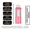 Strawberry B-POP Foger Switch Pro 30K Disposable Pod Specifications