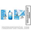 Blue Razz Ice Foger Bit 35k Disposable Vape With Bundle Box