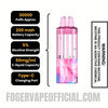 Pink & Blue Foger Switch Pro 30K Disposable Pod Specifications