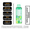 Mango Pineapple Refresher Foger Switch Pro 30K Disposable Pod Specification