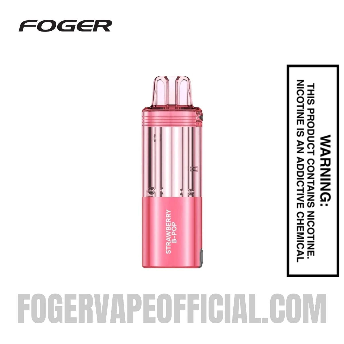 Strawberry B-POP Foger Switch Pro 30K Disposable Pod