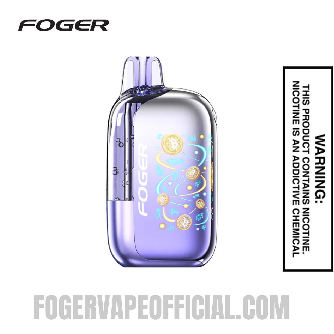 White Peach Raspberry Foger Bit 35K Disposable Vape