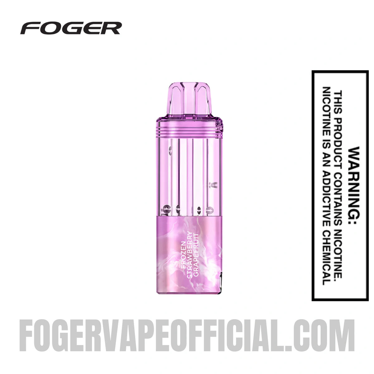 Frozen Strawberry Grapefruit Foger Switch Pro 30K Disposable Pod