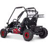 MotoTec Mud Monster XL 72v 2000w Electric Go Kart Full Suspension Red