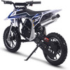 MotoTec Warrior 52cc 2-Stroke Kids Gas Dirt Bike Black