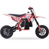 MotoTec Villain 52cc 2-Stroke Kids Gas Dirt Bike Red