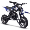 MotoTec Alien 50cc 2-Stroke Kids Dirt Bike Blue